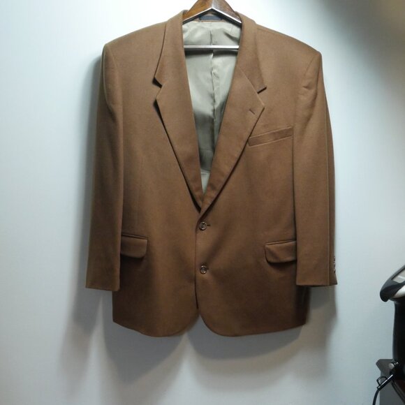 FIORAVANTI Couture Jacket Men's Size 50 Brown Cashmere Single Breasted Blazer - Picture 10 of 15
